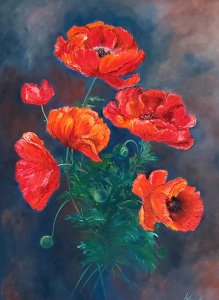 Bouquet of poppies