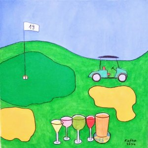 Golf-Stillleben
