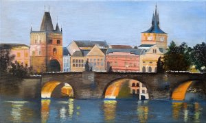 Evening on the Charles Bridge