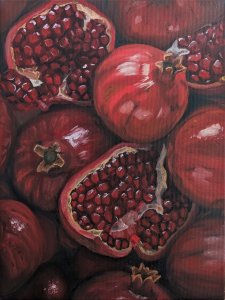 Pomegranate Still Life