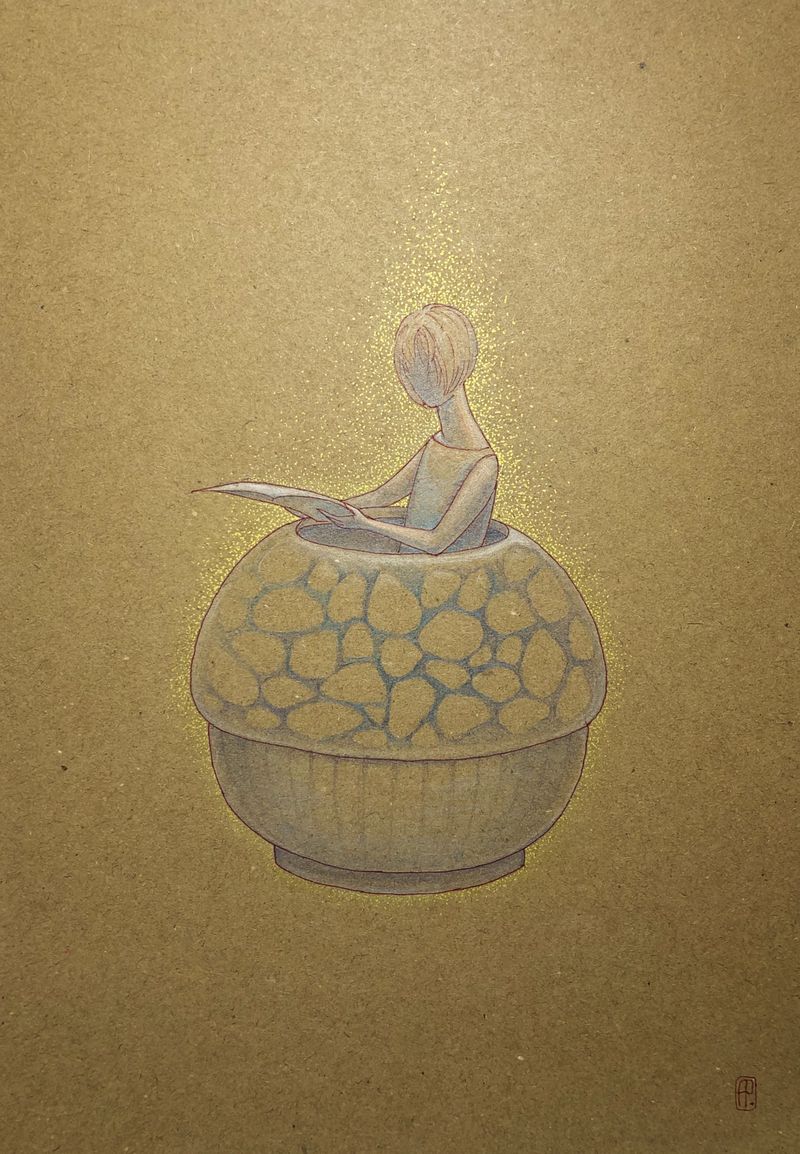 Vaza č. 2, Alisa Pirogova — Papír, 21 × 29.4 cm