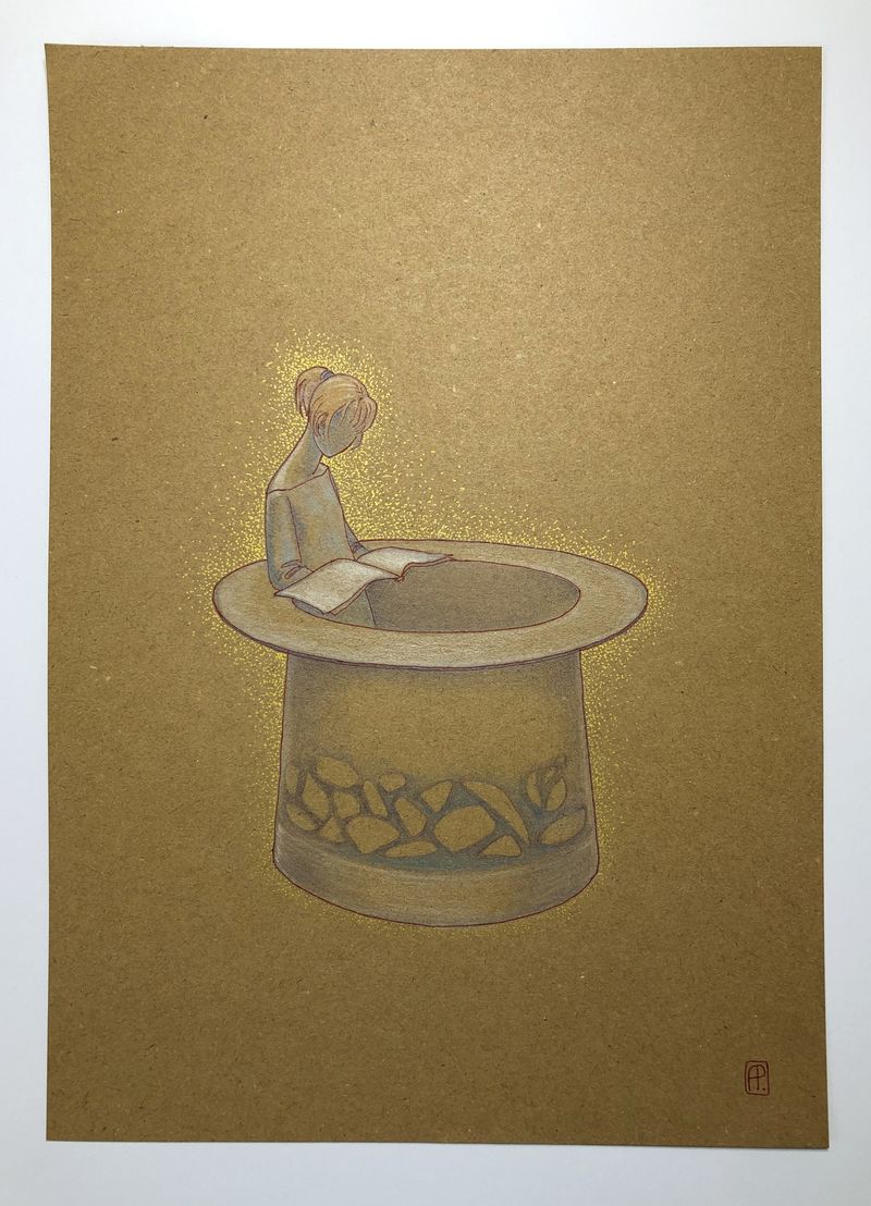 Váza č. 3 (Vase No. 3), Alisa Pirogova — Paper, 21 × 29.7 cm