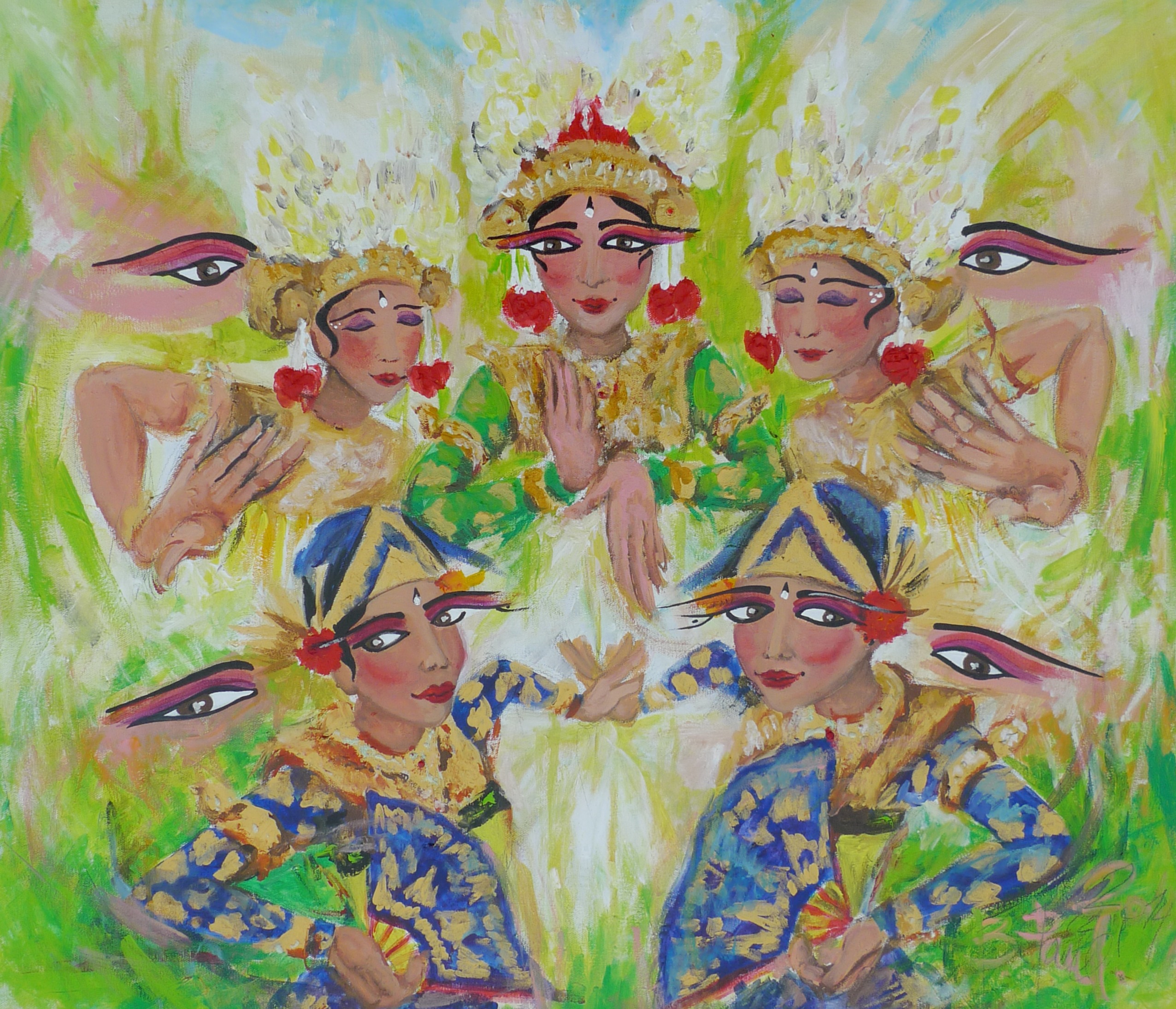 HA, Barbora Paulovičová — Acrylic, Surrealism, Canvas — 70 × 59.8 cm