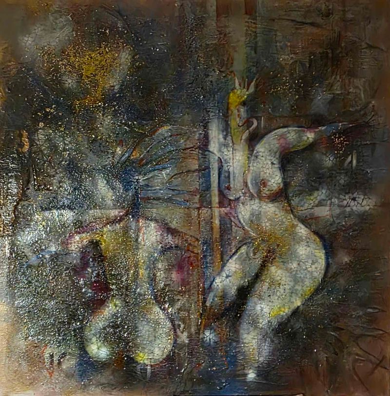 ASH, Cyril Cichy — Vászon, 100 × 100 cm