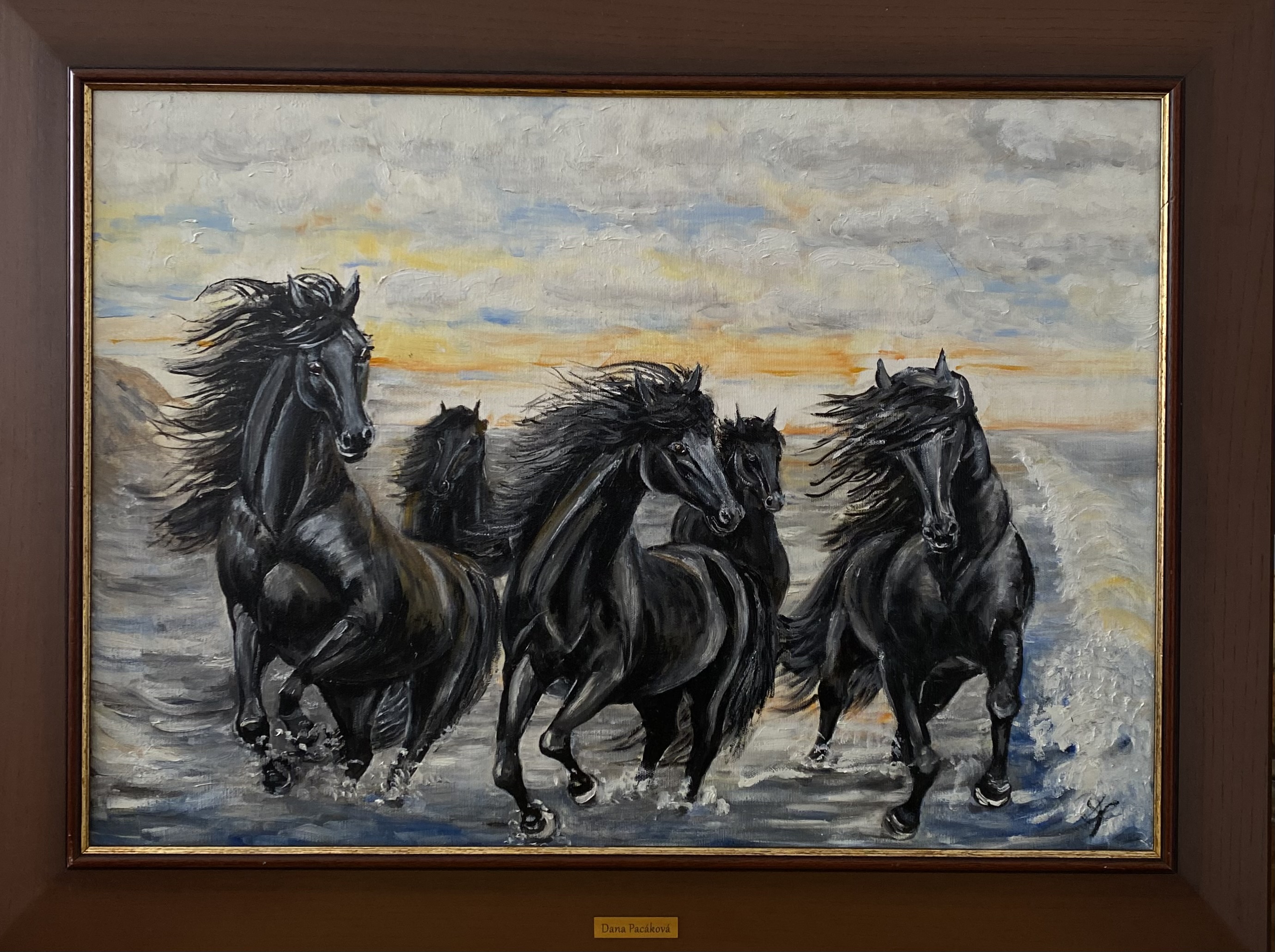 Vraníci, Dana Pacáková — Oil Painting, Realism, Canvas — 70 × 50 cm