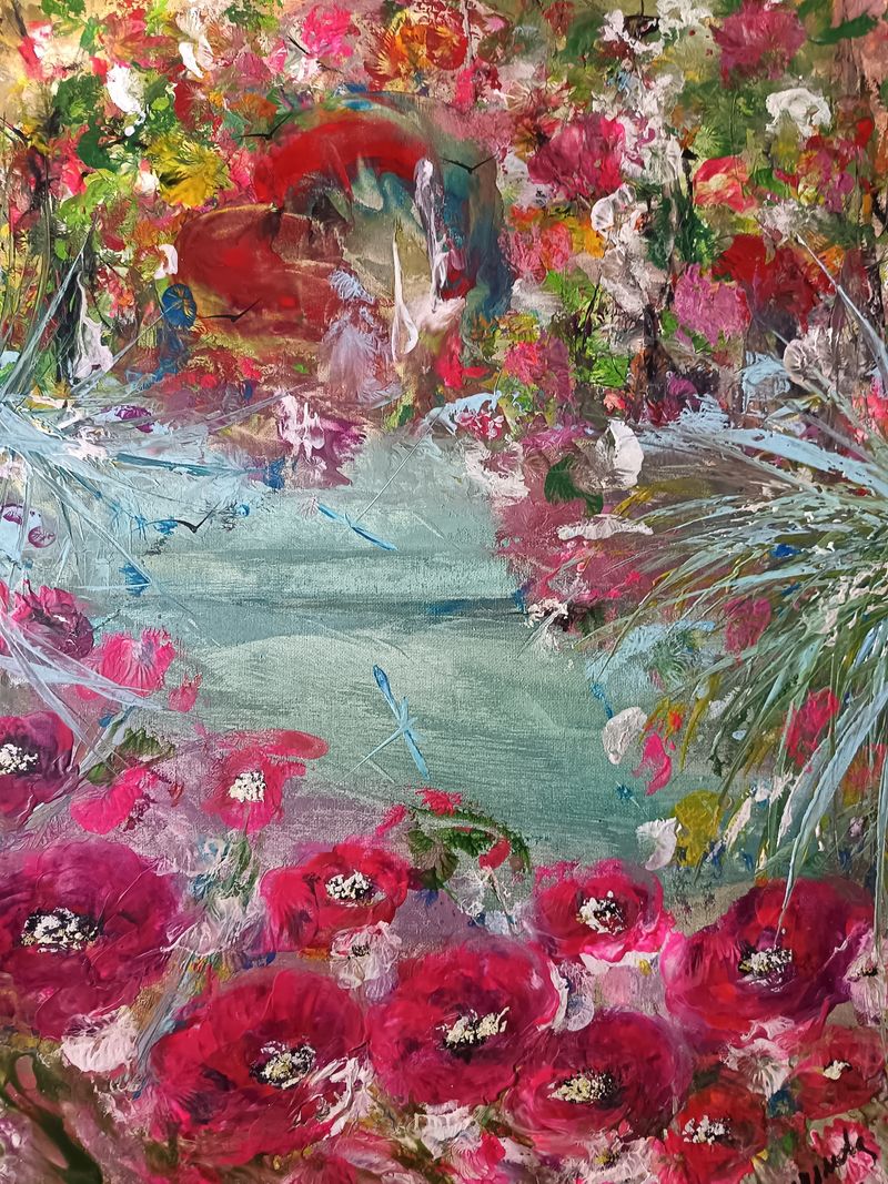 Dušičky mezi námi (All Souls' Day Among Us), Dana Vyjídáková — Canvas, 50 × 70 cm