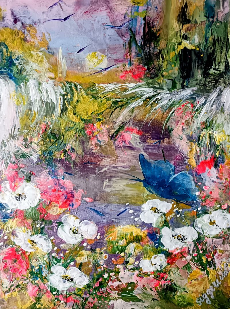 Motýlí čas (A época das borboletas), Dana Vyjídáková — Canvas, 30 × 40 cm