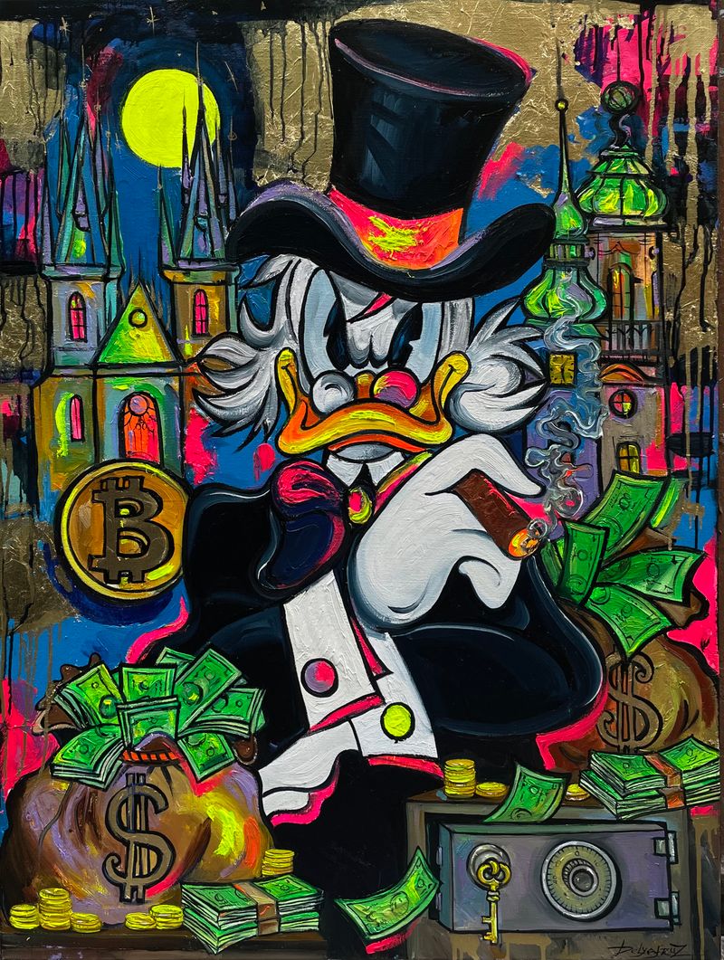 Vítězný tah (La jugada ganadora), delyafruz — Lienzo, 90 × 120 cm