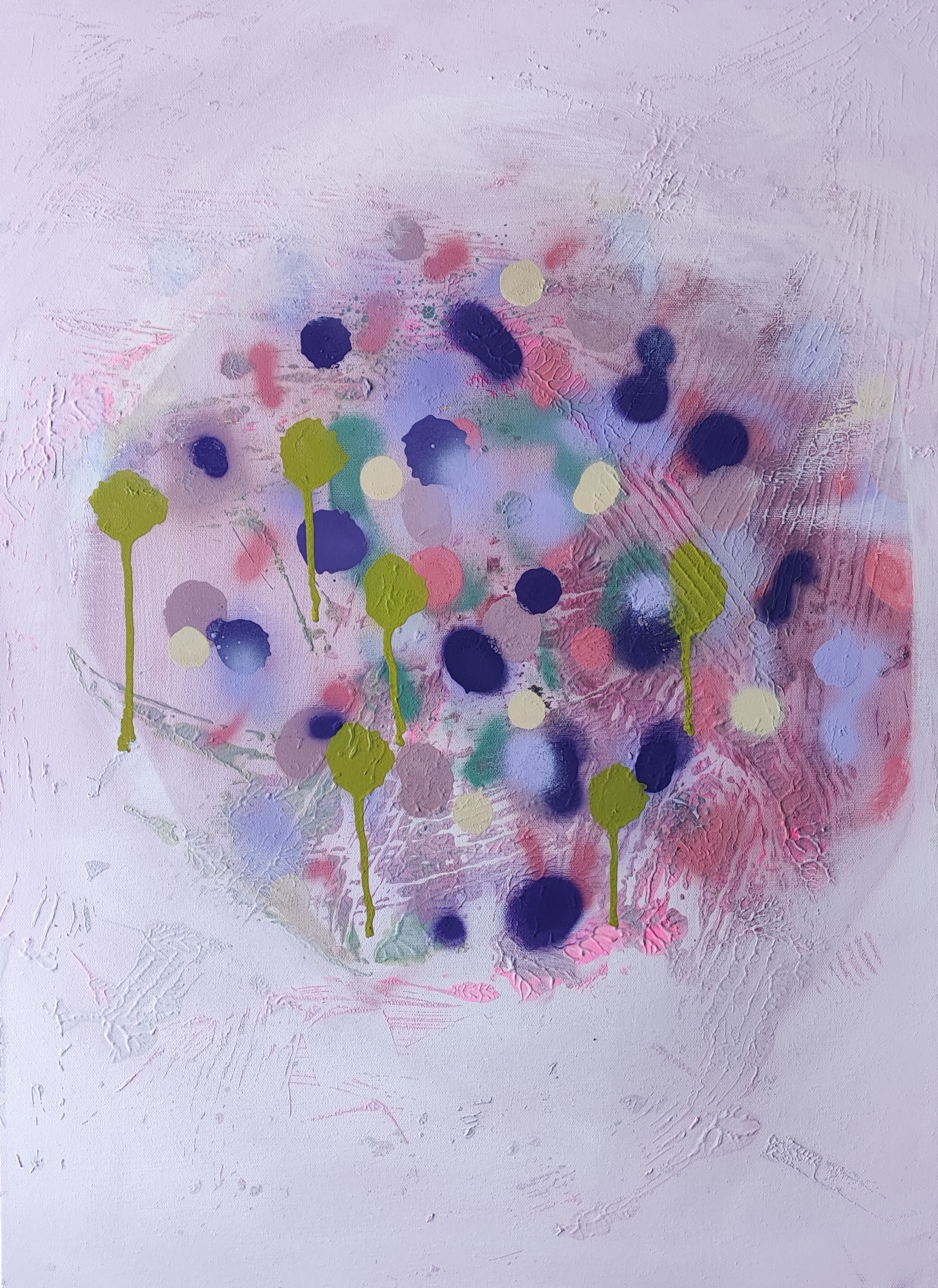 Candies, Dominika Brynzej — Mixed Media, Abstract, Canvas — 60 × 80 cm