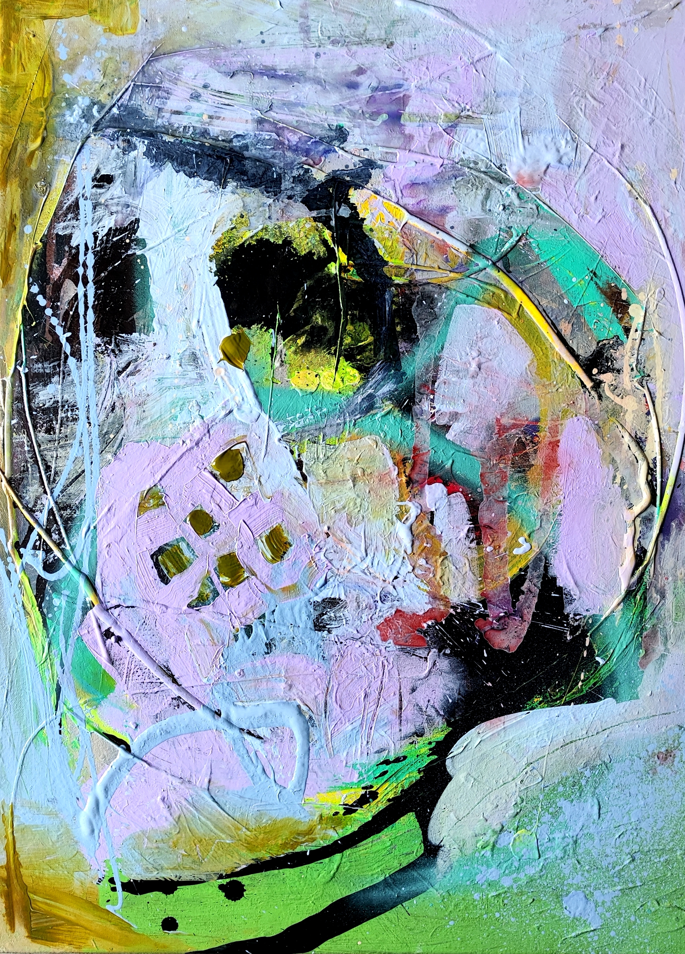 Metamorphosis, Dominika Brynzej — Acrylic, Abstract, Canvas — 55 × 75 cm