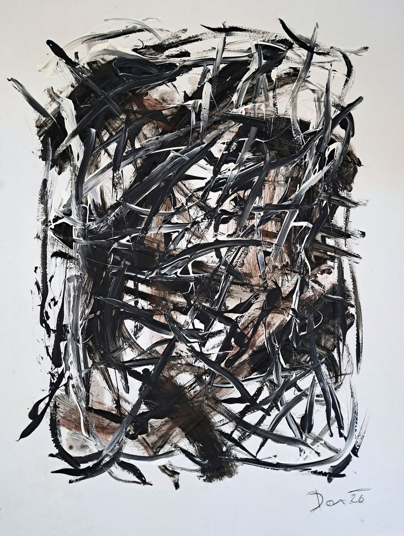 No. 64 (64. sz.), Don Mirakl — Papír, 50 × 65 cm