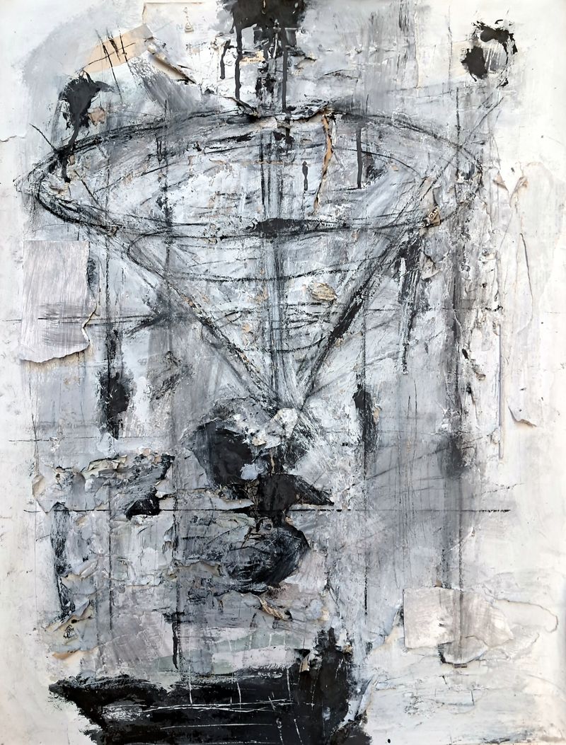 No. 66, Don Mirakl — Papír, 50 × 65 cm