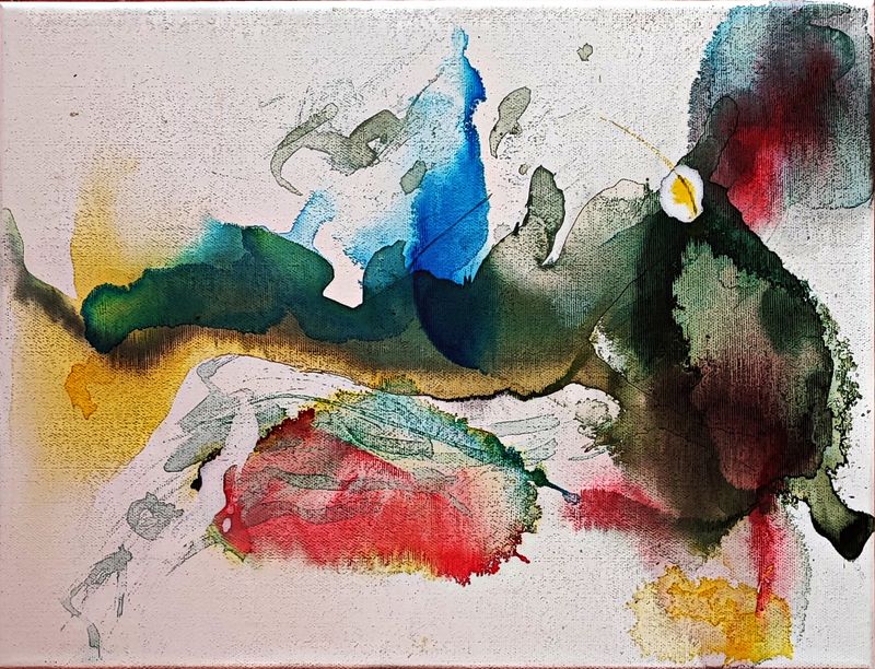 (Nad)Přirozenost, Ilona Veselá Jančiová — Plátno, 40 × 30 cm