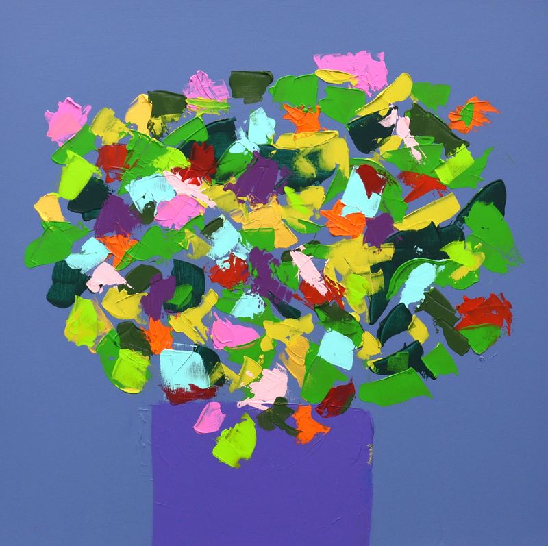 Krásné vzpomínky, IvanaK — Plátno, 70 × 70 cm