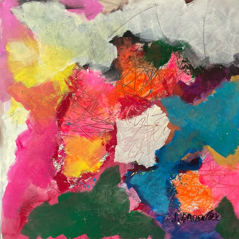 Tento ostrov 235, Jan Kameníček — Plátno, 80 × 80 cm