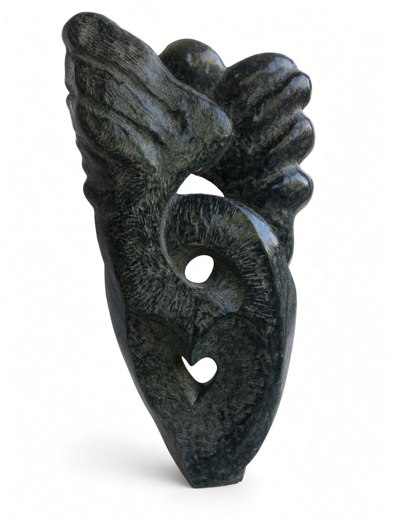 Společně v letu (Juntos em voo), Jiří Genzer — Stone, 120 × 170 cm