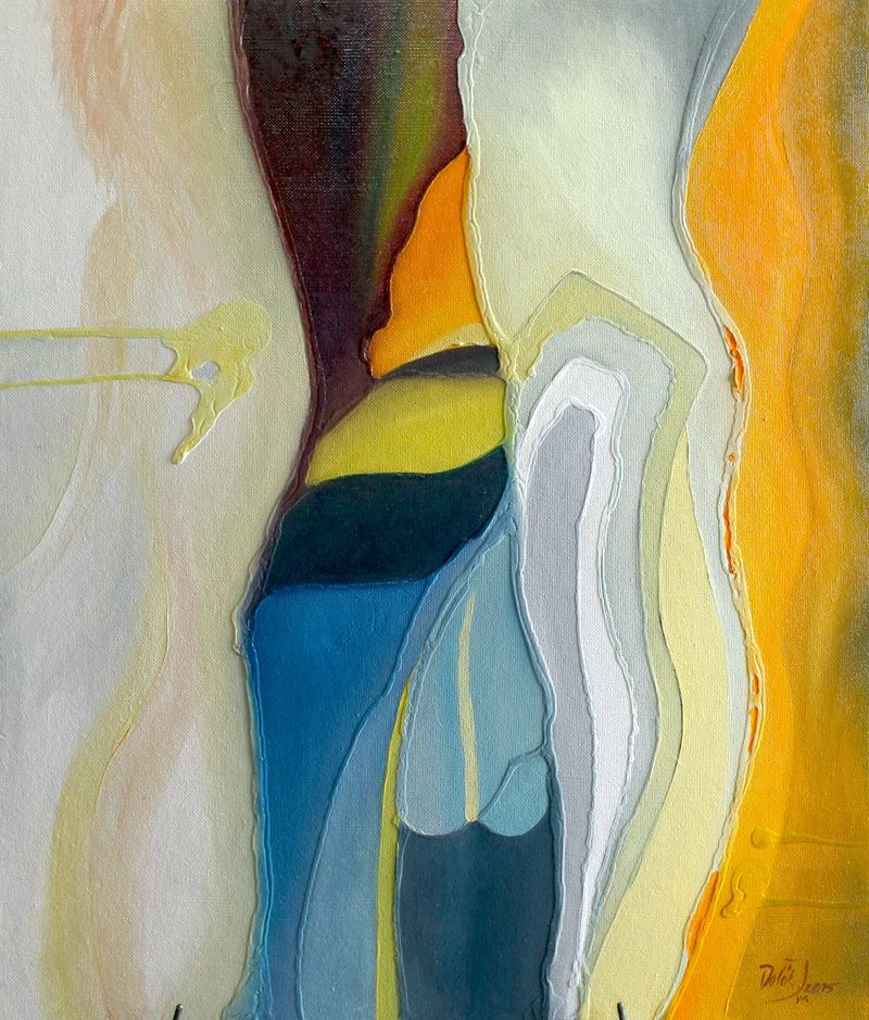 Metamorfóza I (Metamorphosis I), Josef Dolák — Wood, 75 × 105 cm