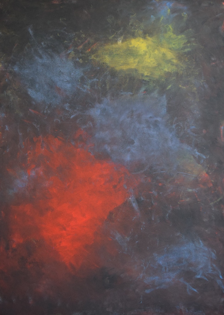 Clouds, Kate O’Kina — Acrylic, Abstract, Canvas — 65 × 90 cm