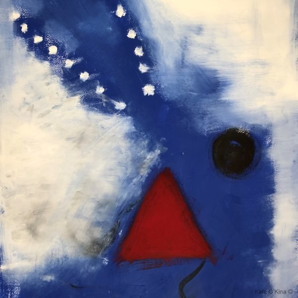 Triangle, Kate O’Kina — Oil Painting, Abstract, Canvas — 60 × 85 cm