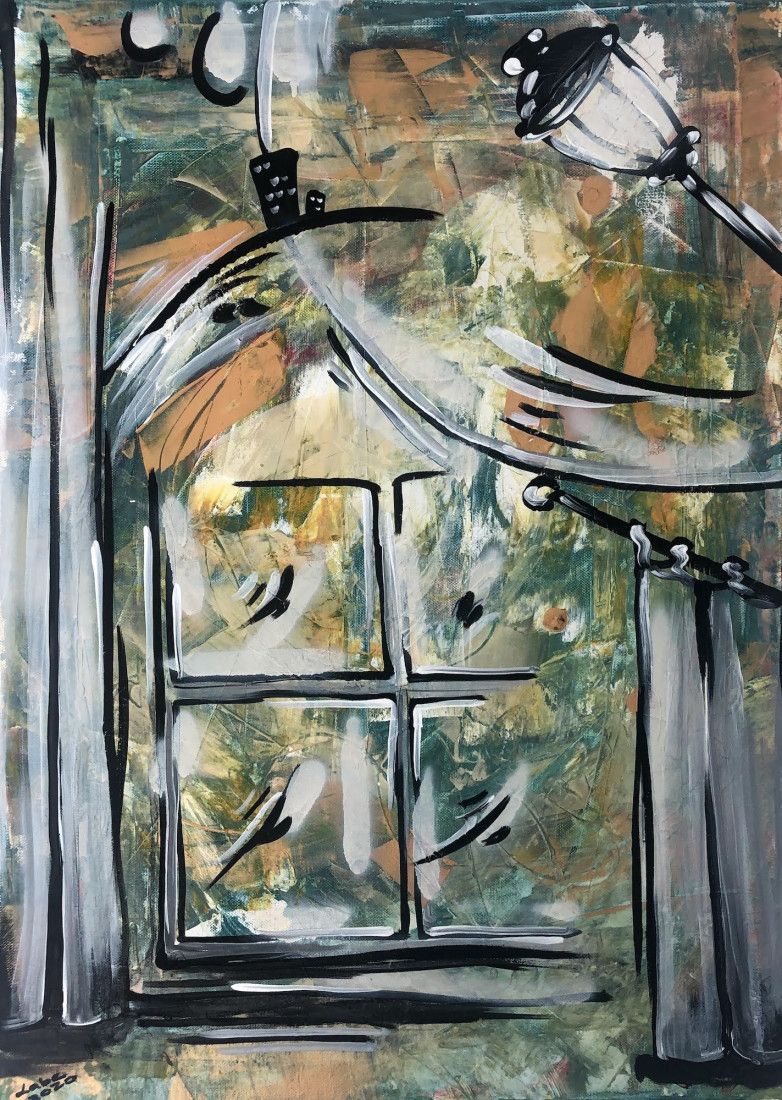 Barevné studio (Color Studio), Labe — Canvas, 50 × 70 cm