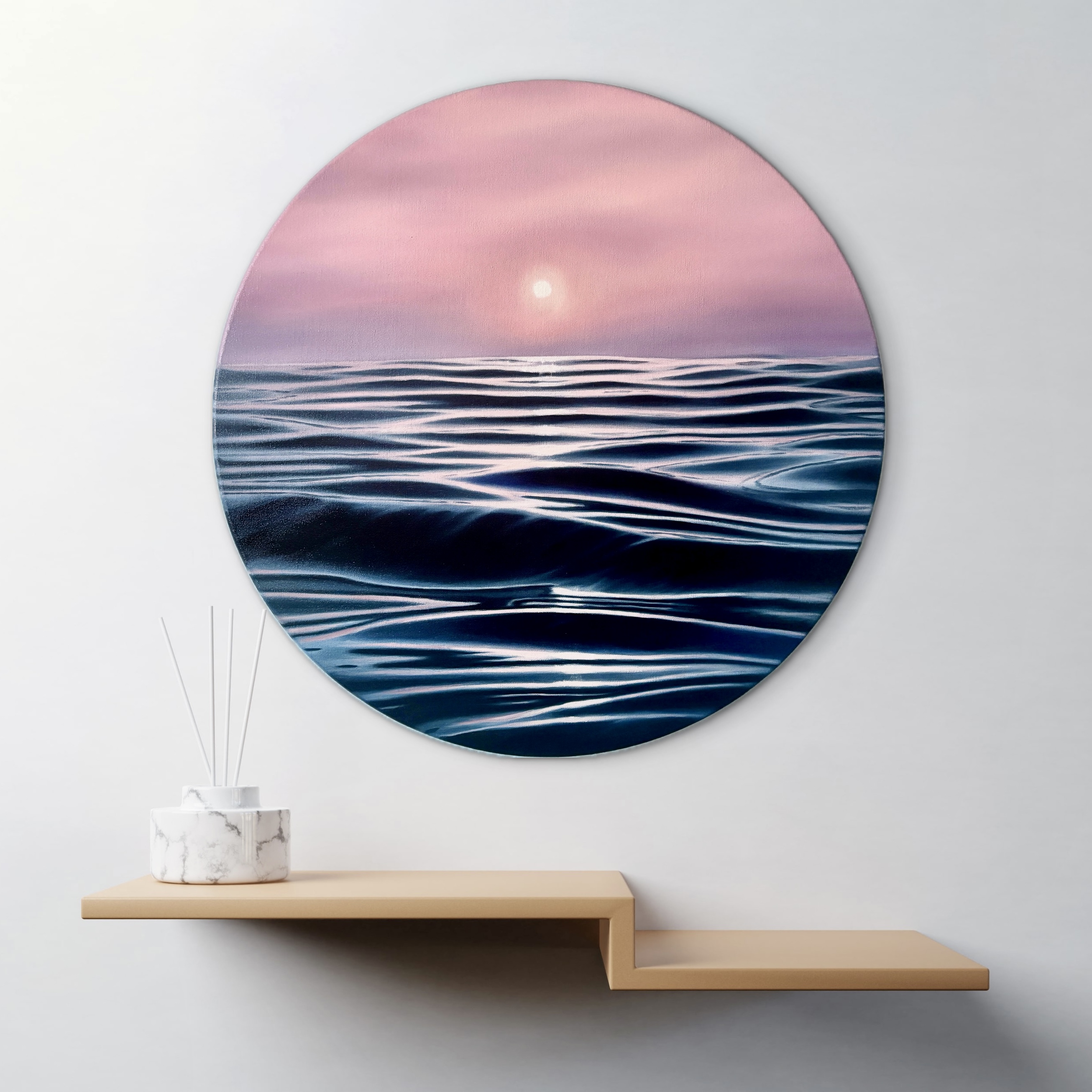 Probuzení, Lena Bay — Peinture à l'huile, Réalisme, Toile — 60 × 60 cm