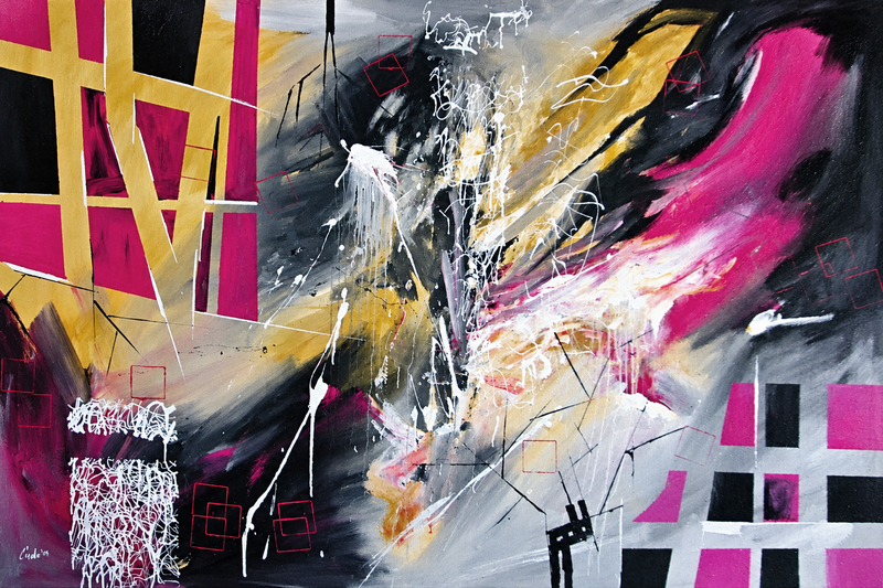 Future 2666, Ľudovít Ševčík — Plátno, 180 × 120 cm