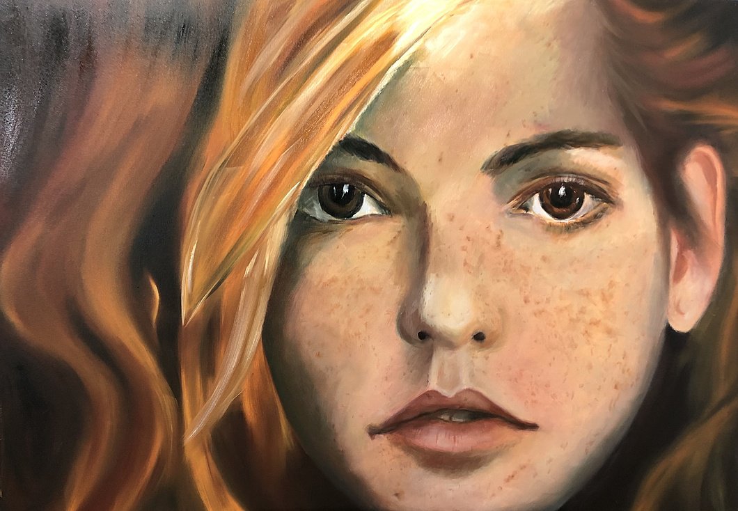 PiPi, Marcelus — Olajfestmény, Hiperrealizmus, Vászon — 100 × 60 cm