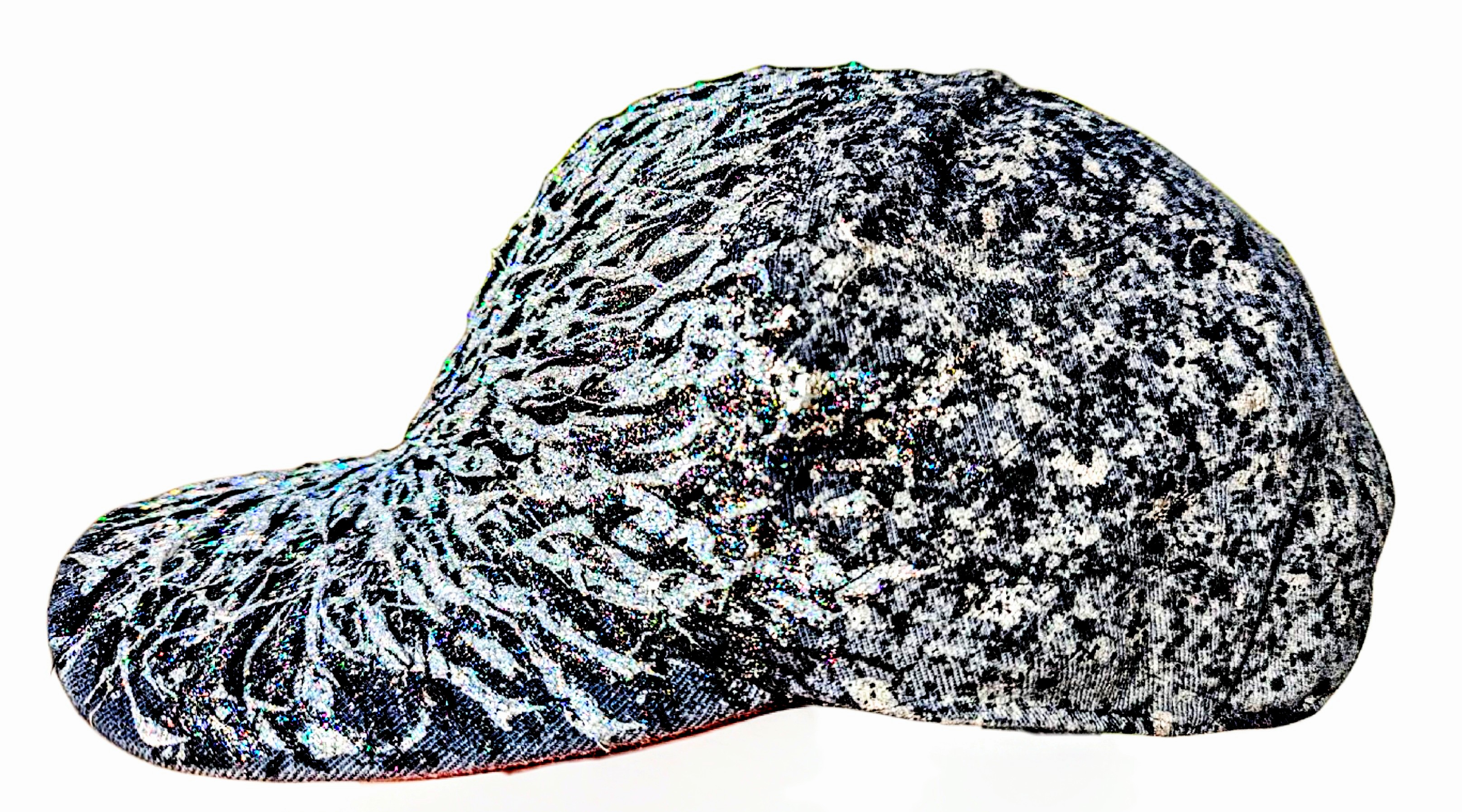 funky art cap - SACRILEGE OF ETERNITY, Marek Pavlíček — Acrylic, Street Art, Textile — 16 × 13 cm