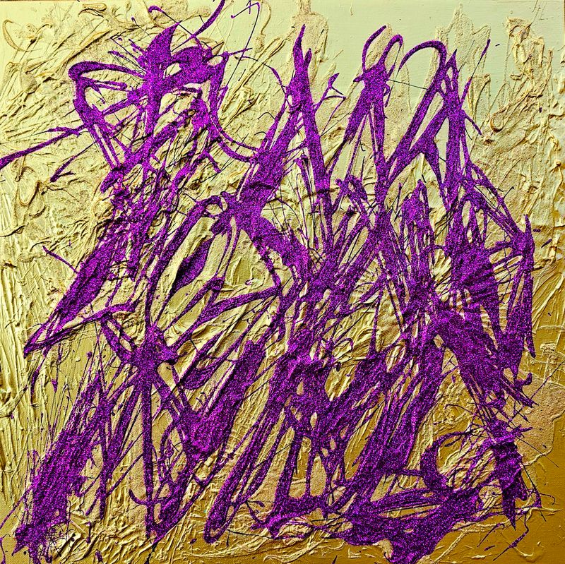 I AM LOSING MY IDOLS (ESTOU A PERDER OS MEUS ÍDOLOS), Marek Pavlíček — Canvas, 50 × 50 cm
