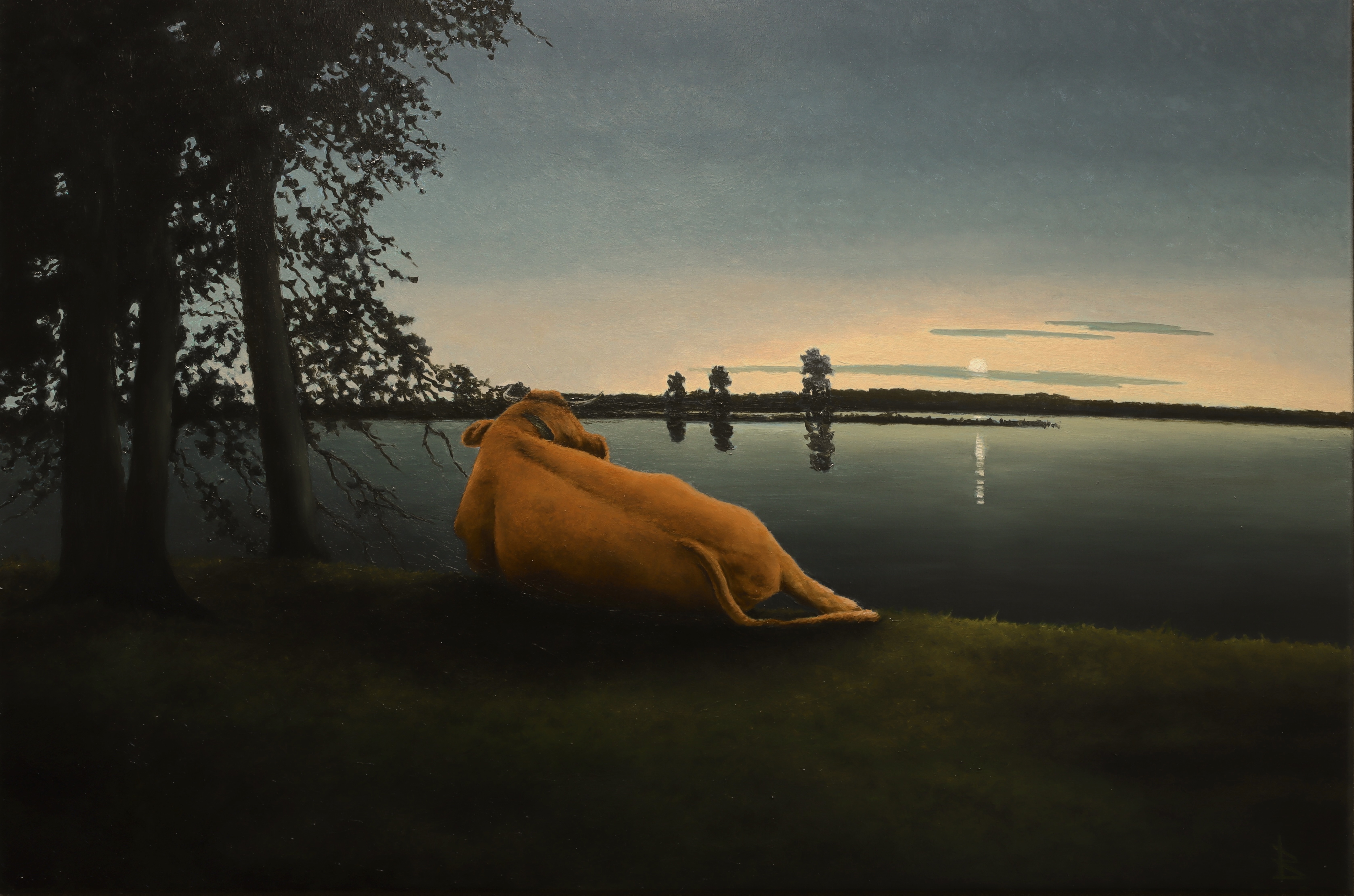Čas býka, Oleg Baulin — Oil Painting, Realism, Canvas — 90 × 60 cm