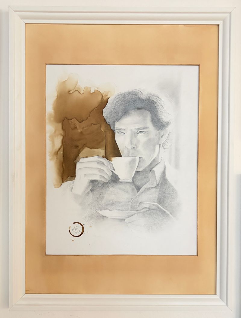 Benedict, Olga Hádková — Canvas, 42 × 59.4 cm