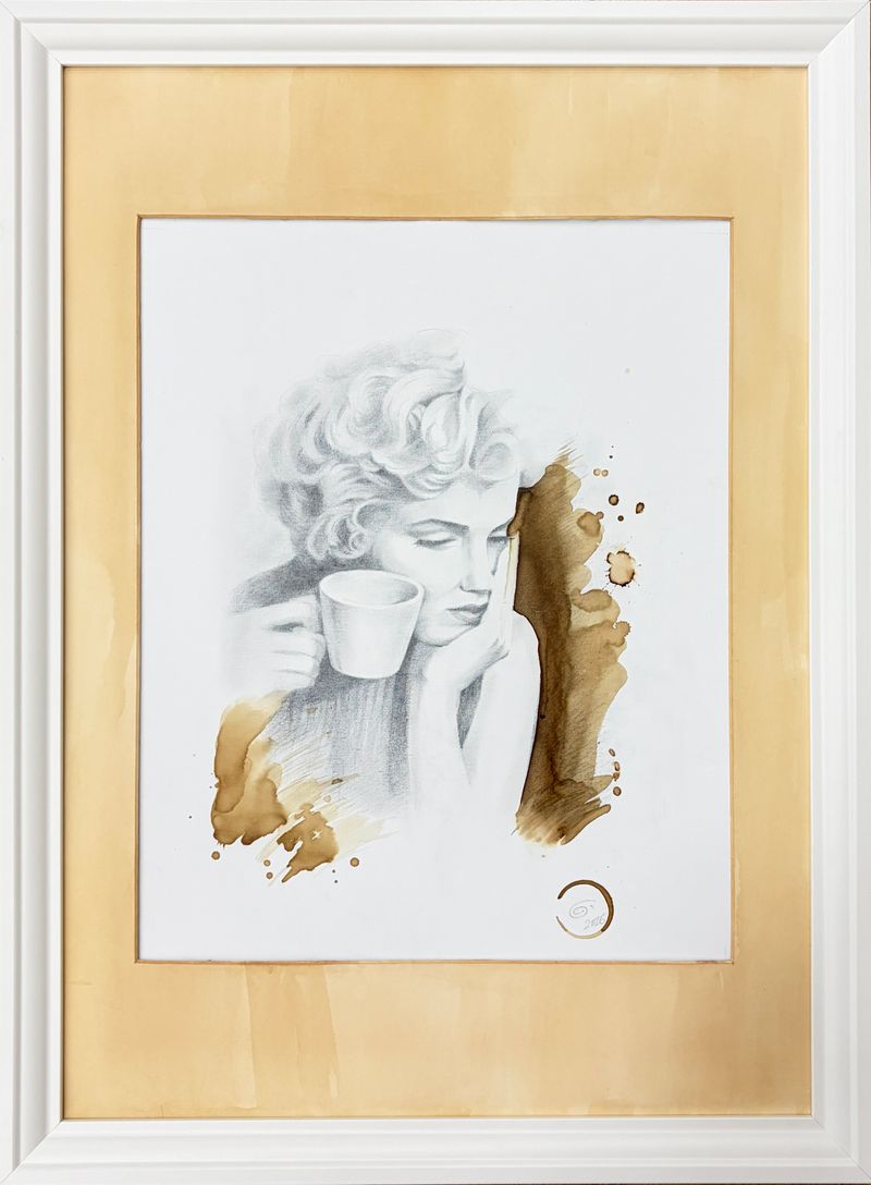 Marilyn, Olga Hádková — Canvas, 42 × 59.4 cm