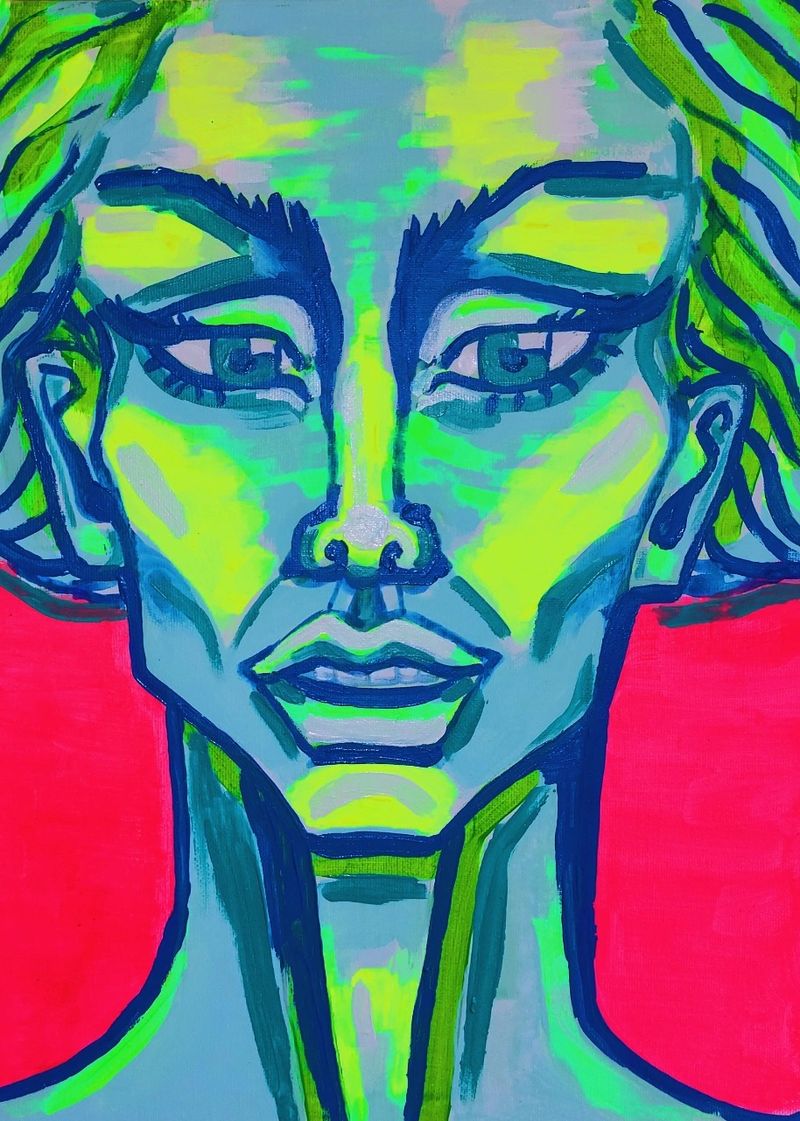 I've done mine (Yo ya he hecho la mía), Petra Ondrackova — Lienzo, 30 × 40 cm