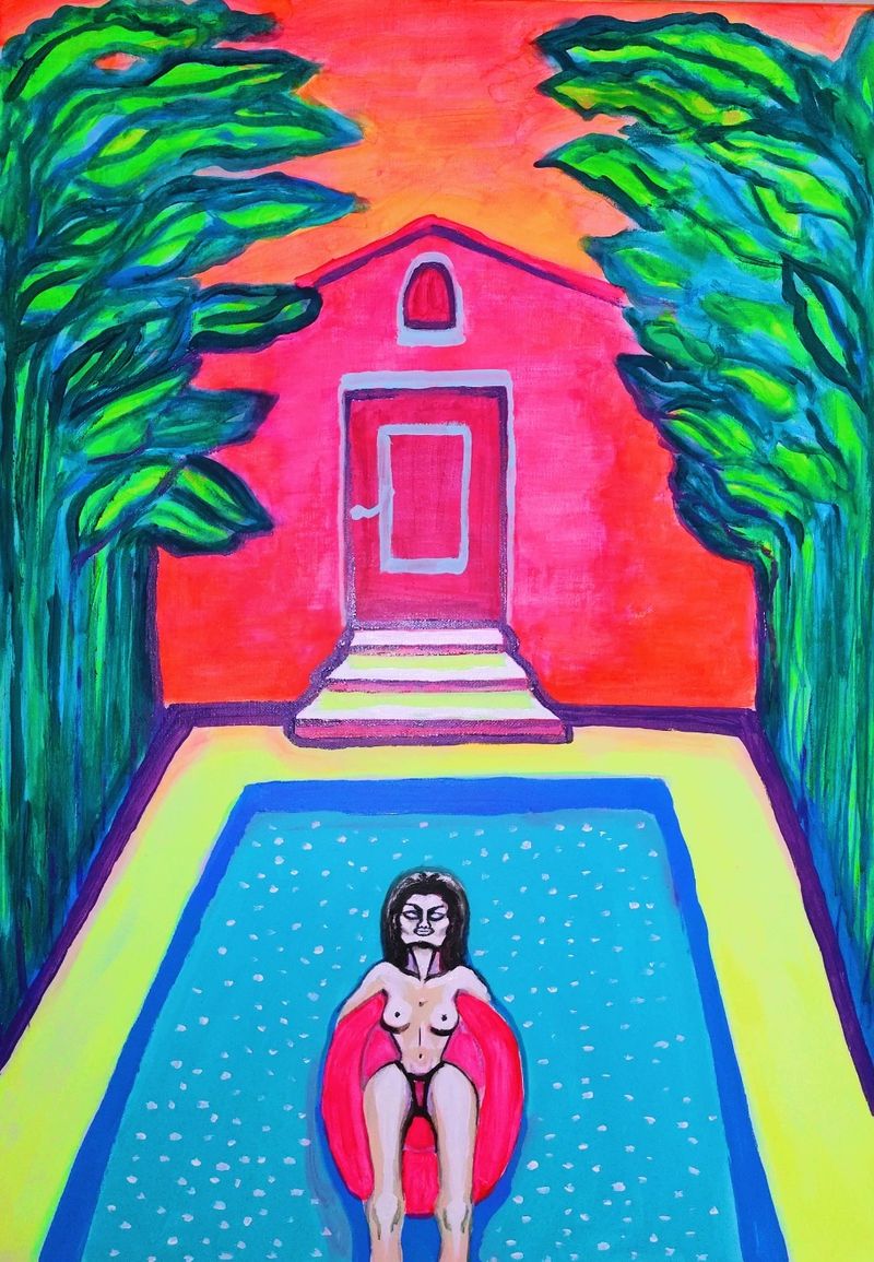 Just relax (Simplemente relájate), Petra Ondrackova — Lienzo, 50 × 70 cm