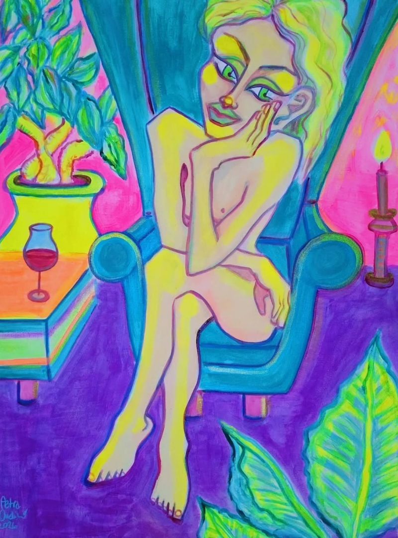 Mis tardes, Petra Ondrackova — Plátno, 50 × 70 cm
