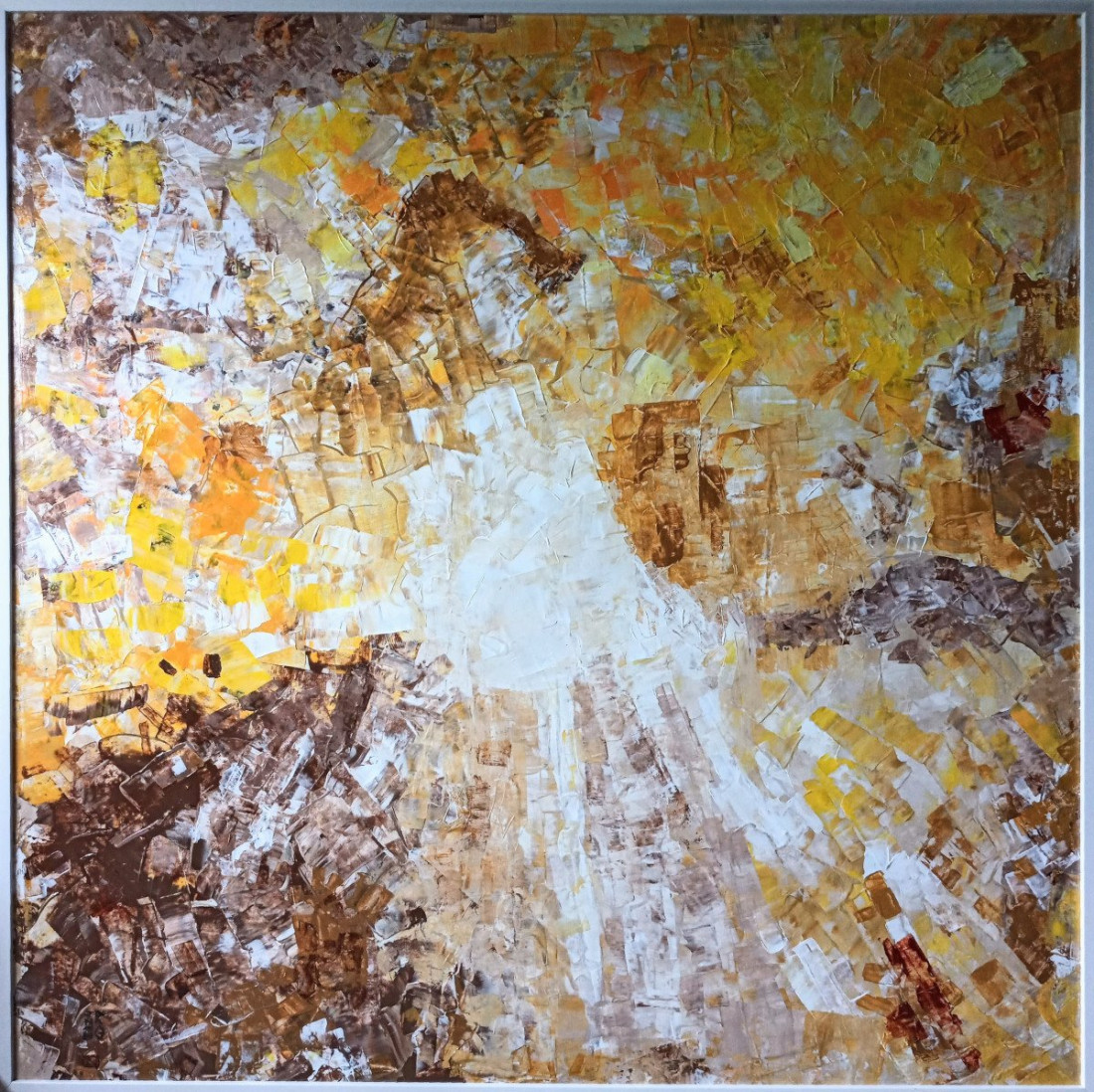 Konec starých věcí, Richard Görög — Acrylic, Abstract, Canvas — 100 × 100 cm