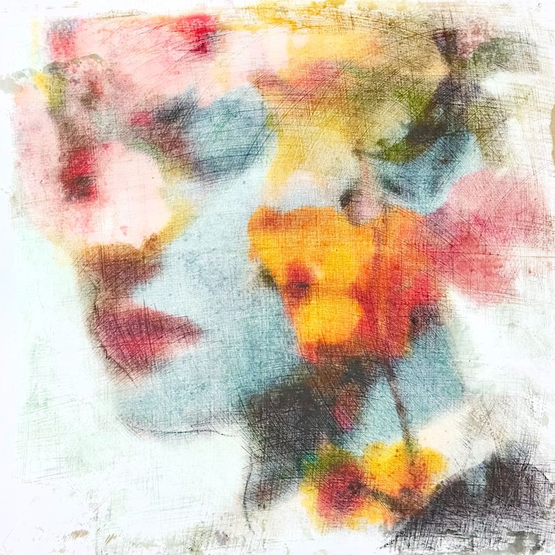 Chromatic Emergence, Robert Jaso — Wood, 100 × 100 cm