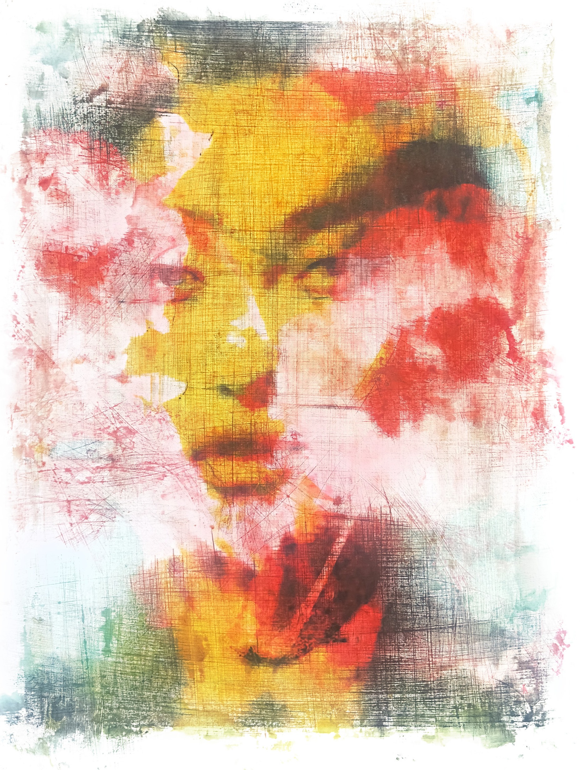 Lost Summer, Robert Jaso — Kombinovaná technika, Surrealismus, Plátno — 100 × 135 cm