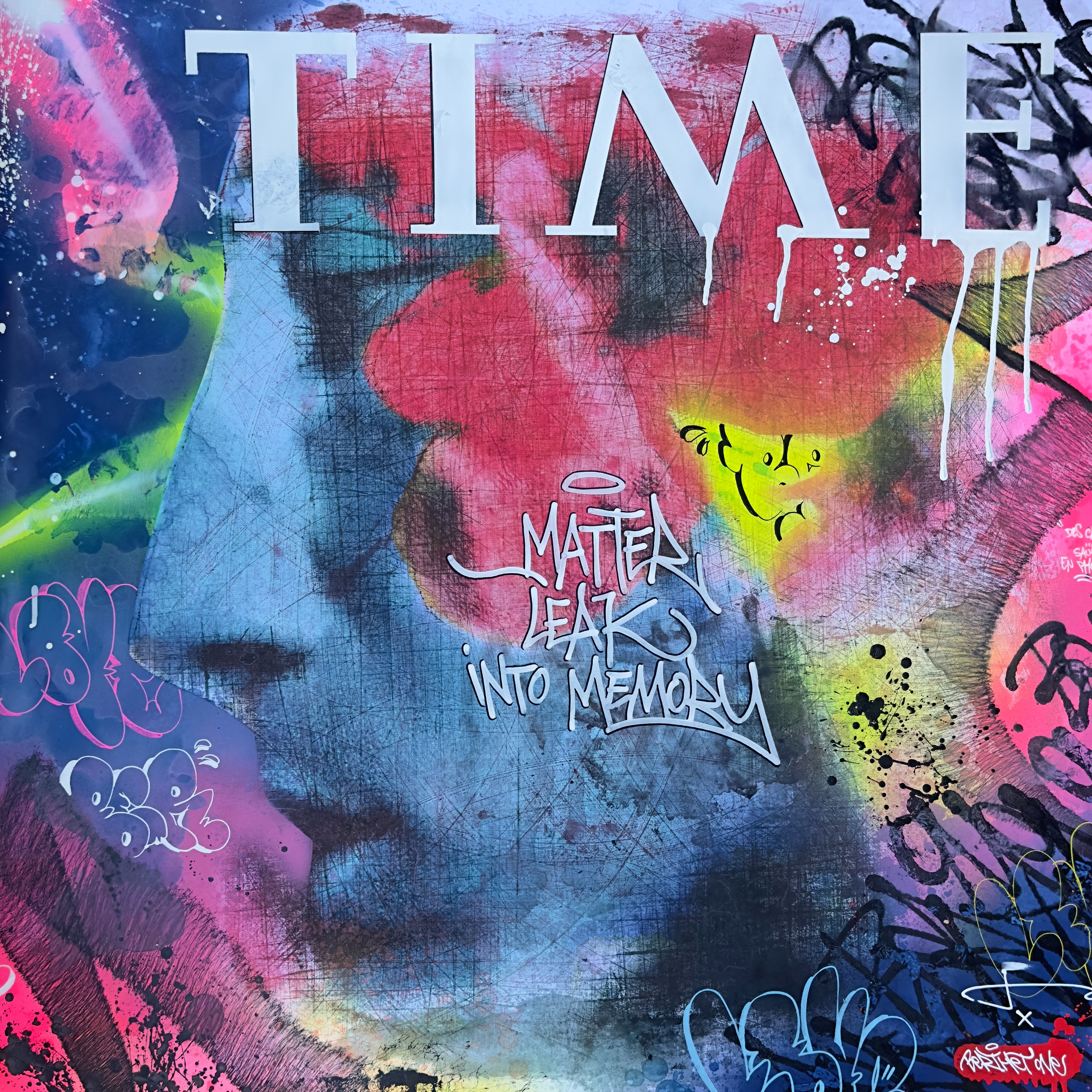 Phanton cover, Robert Jaso — Mixed Media, Street Art, Canvas — 100 × 100 cm