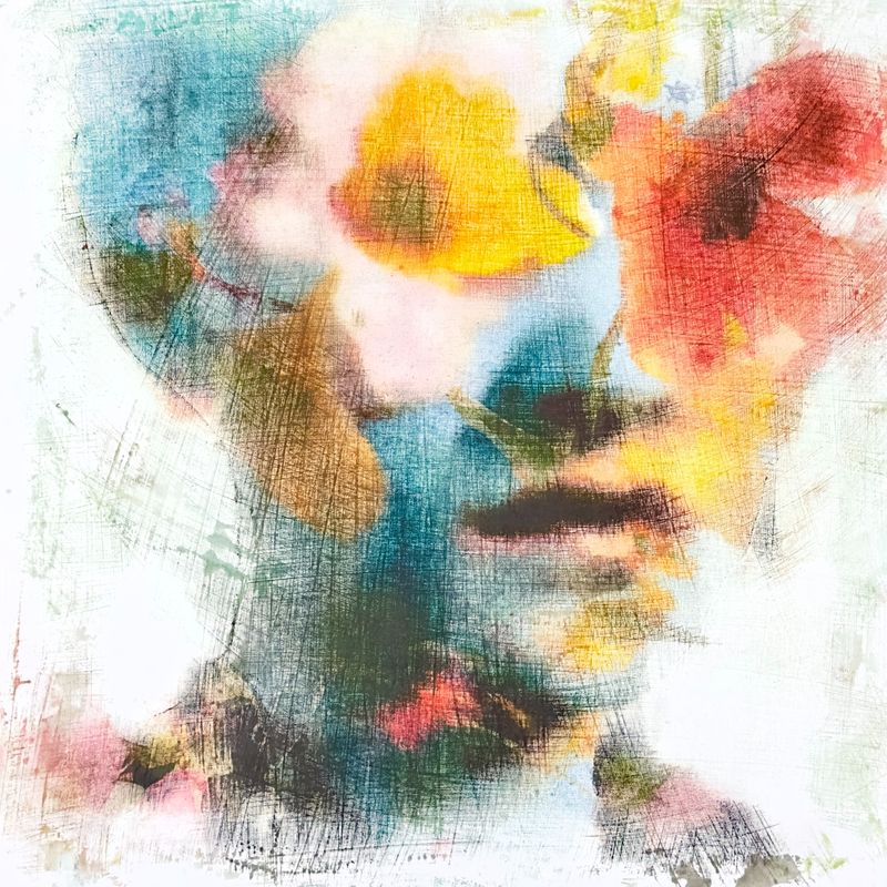 Unfixed Portrait, Robert Jaso — Canvas, 100 × 100 cm