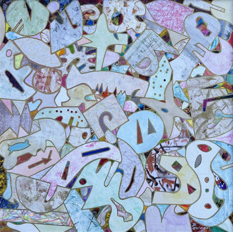 Bríseis, Roman Citron — Fa, 60 × 60 cm