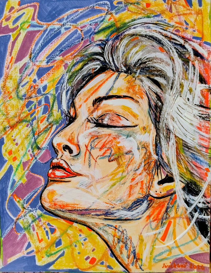 Bez pravidel (Szabályok nélkül), Romana Jirásková — Papír, 23 × 30 cm