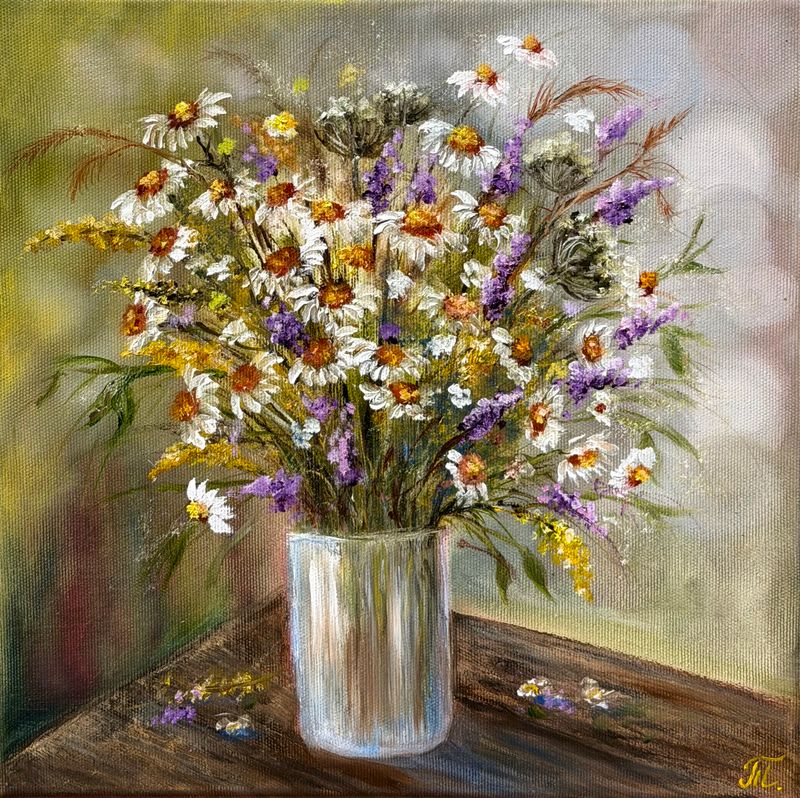 Kousek léta (A Taste of Summer), Tanja Frost — Canvas, 30 × 30 cm