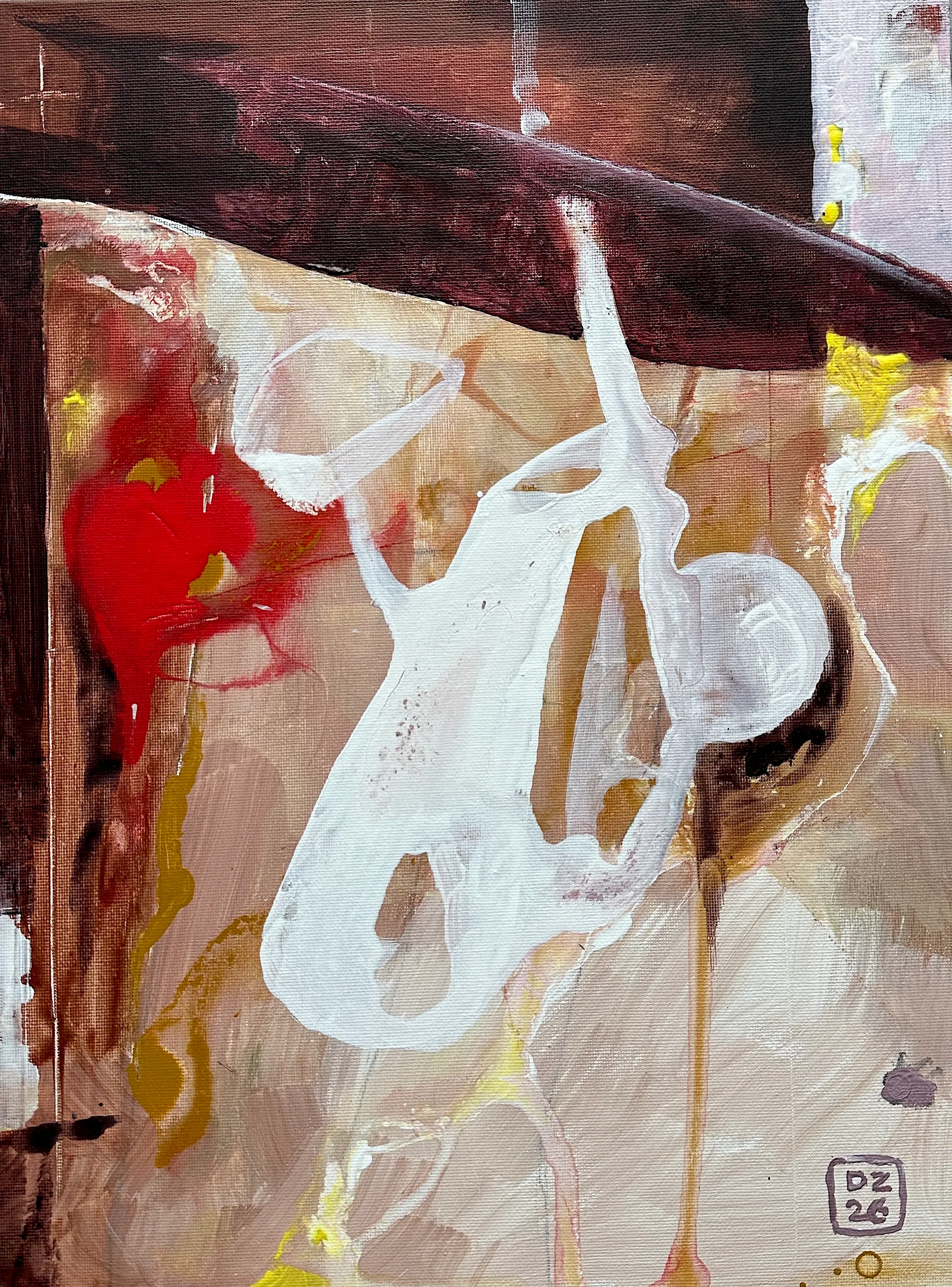 Cesta světla, Zdeněk Duroň — Acrylic, Abstract, Canvas — 40 × 30 cm