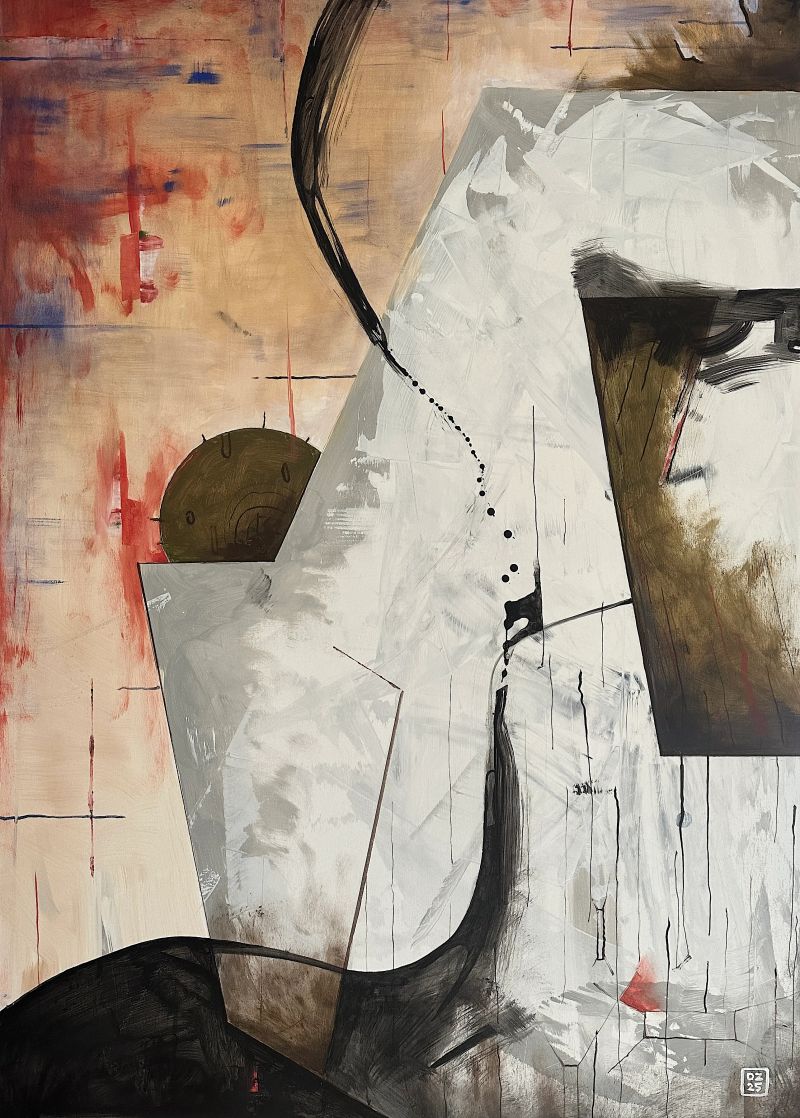 Noční výprava, Zdeněk Duroň — Plátno, 100 × 140 cm