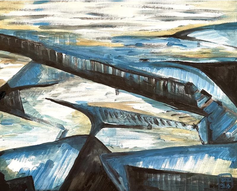 XL LEDY, Zdeněk Duroň — Plátno, 50 × 40 cm