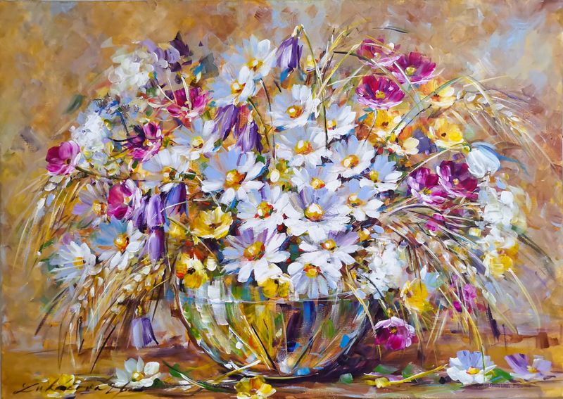 Práve nazbierané (Just Picked), Zuzana Lukáčová — Canvas, 70 × 50 cm