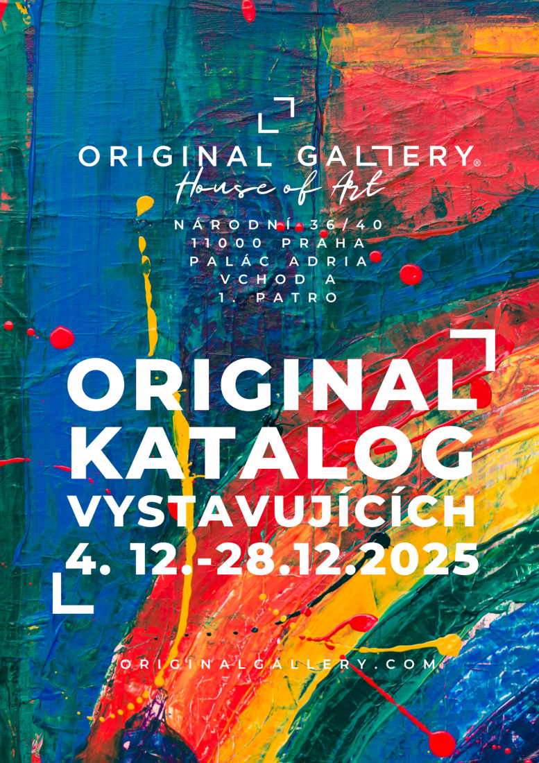 ORIGINAL KATALOG VYSTAVUJÍCÍCH V HOUSE OF ART - PROSINEC 2025