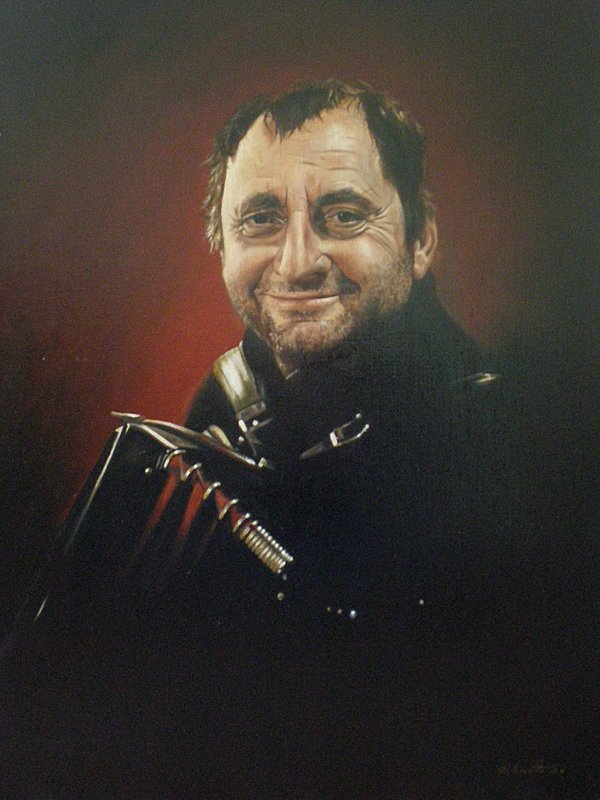 Muž s harmonikou