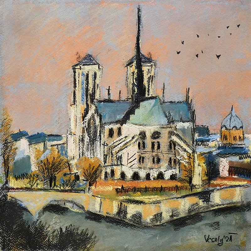 Po uši v chrámu, Notre dame
